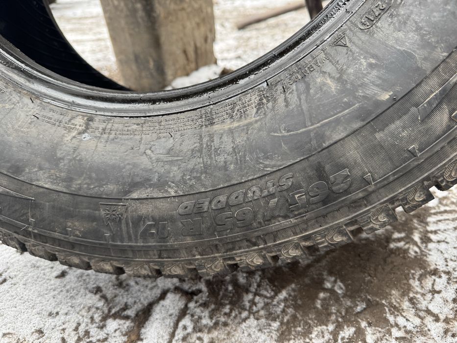 Шипы 265/65/17 резина