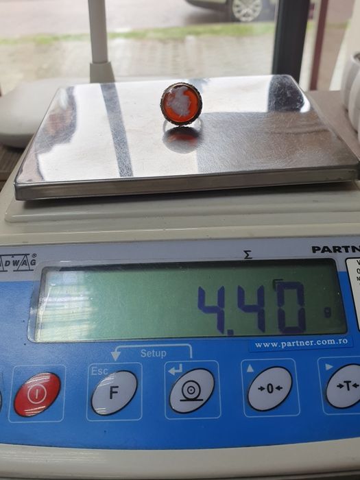 Inel vintage din aur de 14K cu camee – mărimea 55 – 4,40 g