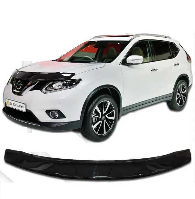 Спойлер преден капак дефлектор за НИСАН Х-ТРЕЙЛ/ Nissan X-Trail 2014+ / черен лак / тунинг