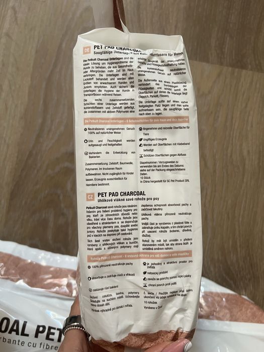 Petkult Charcoal Pet Pads 30 buc