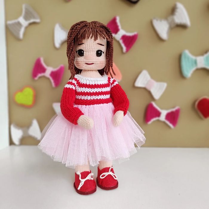 Кукла вязаная продам