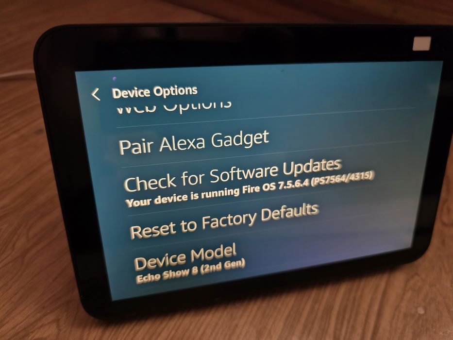 Amazon Echo Show 8 gen 2 negru, in stare foarte buna