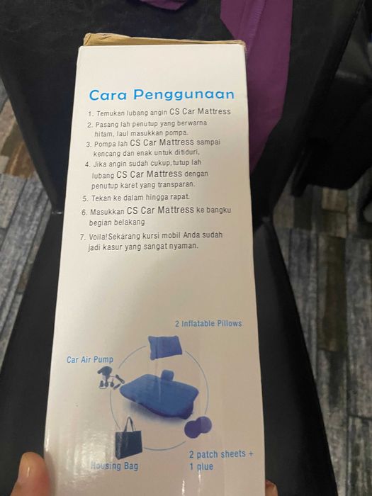 Saltea auto gonflabila premium pentru masina Travel