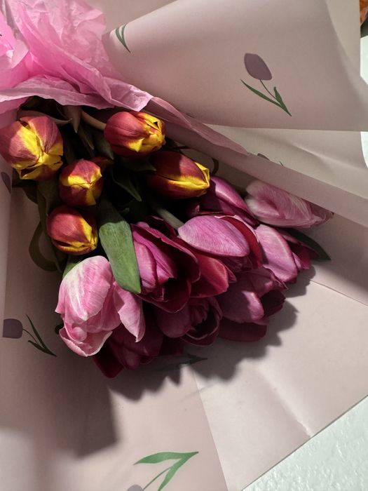 Букет из тюльпанов