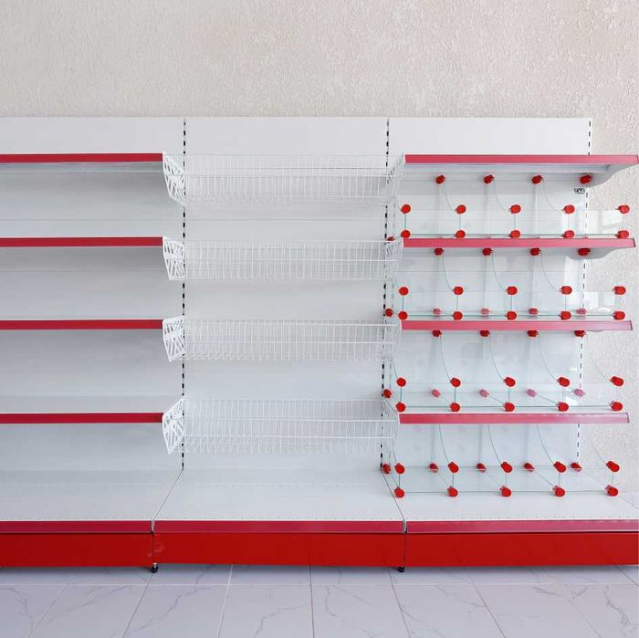 Железные стеллажи, полки стеллаж temir stellajlar savdo stellaj tokcha