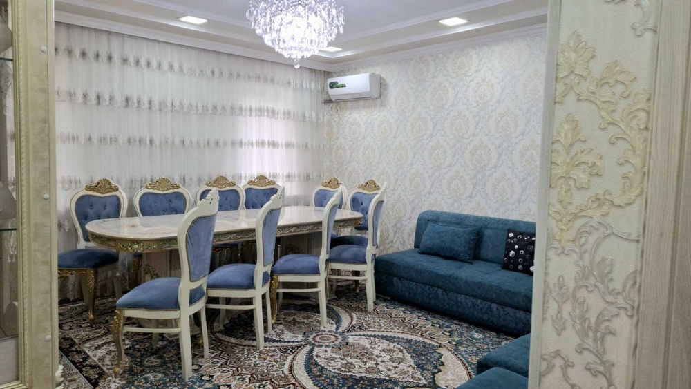 Продается своя 3в4/2/9  90м2 на Себзаре мебель+техника