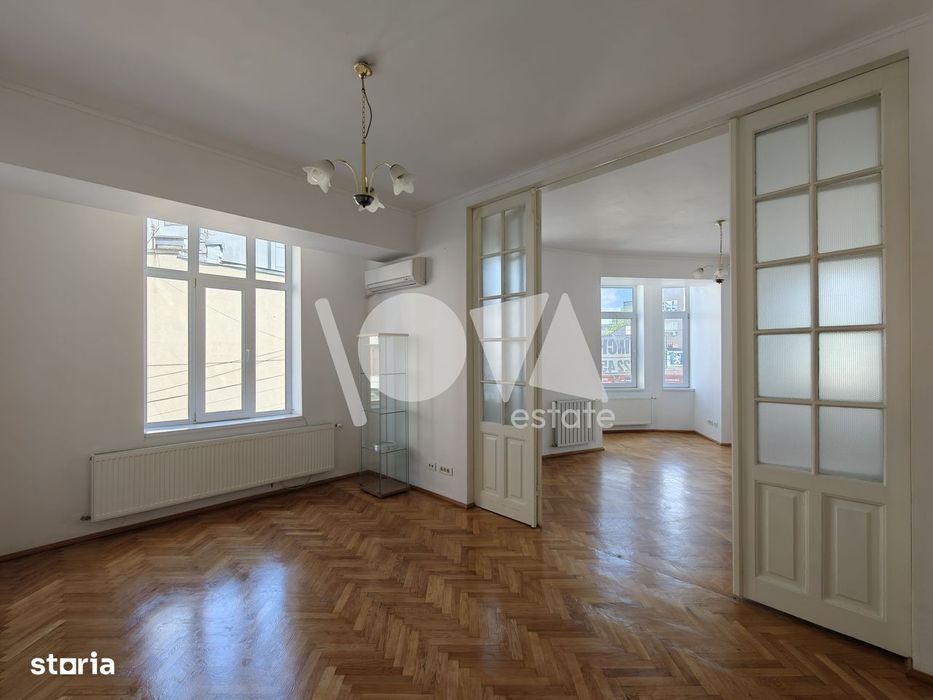 De închiriat: apartament 4 camere stradal- pretabil birou - Cotroceni