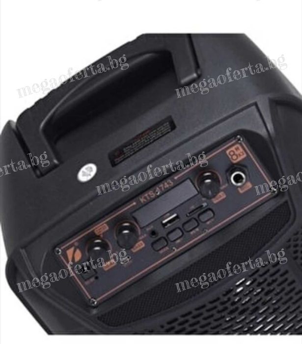 Голяма Караоке Колона 60см., 16 Инча Тонколона с Микрофон и Блутут