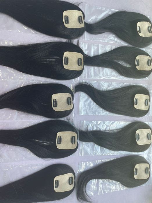 Чёлка Макушка из натуральных волос