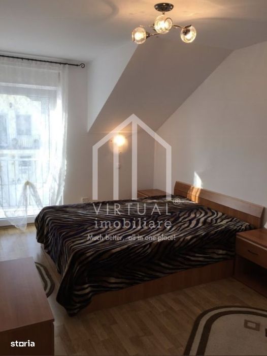 Casa de inchiriat in zona Trei Stejari, 3 dormitoare, 2 bai, garaj