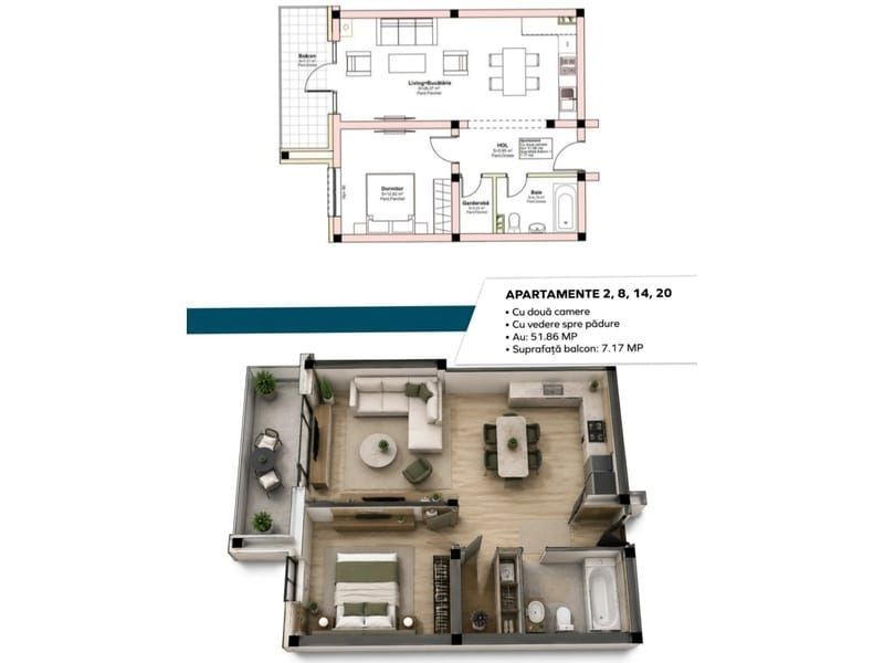 Apartamente noi 2 si 3 camere - Oasis Premium Park Livezeni