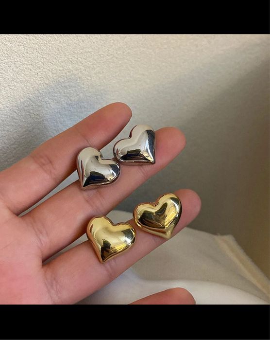 Лот обеци/обици сърца лято ‘24