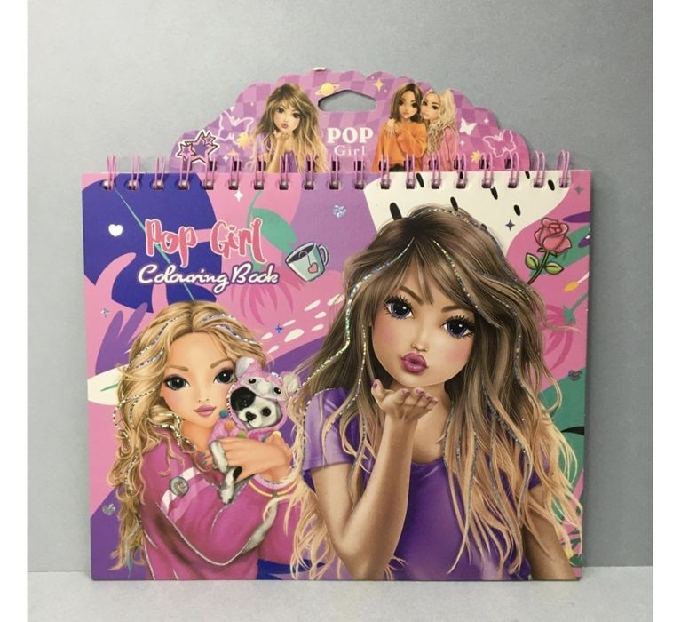 Разукрашки в виде блокнота с наклейками