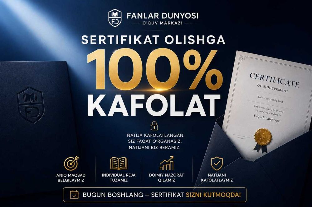 Kimyo va Biologiyadan yuqori natija olishni xohlaysizmi?