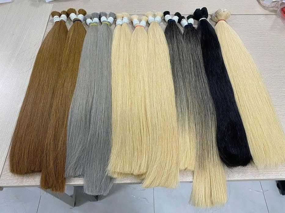 Човешка естествена коса двойна плътност