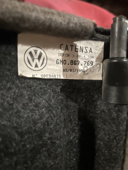 Задна кора с колони за VW Polo 96г