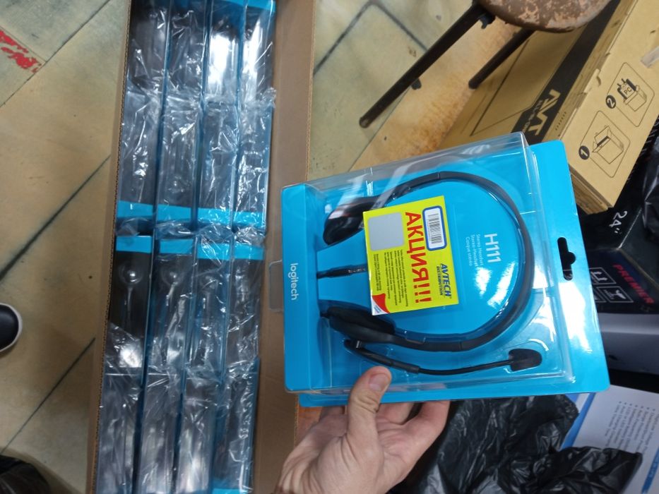 АКЦИЯ достовка по Узб ! Logitech H110 H111 H340 H390 H151 наушник!