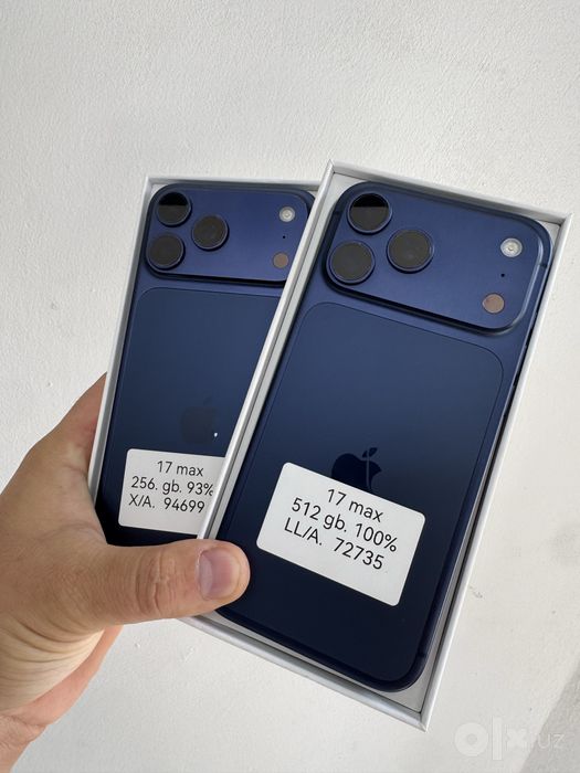 Apple iphone 17 Pro Max 256vs512