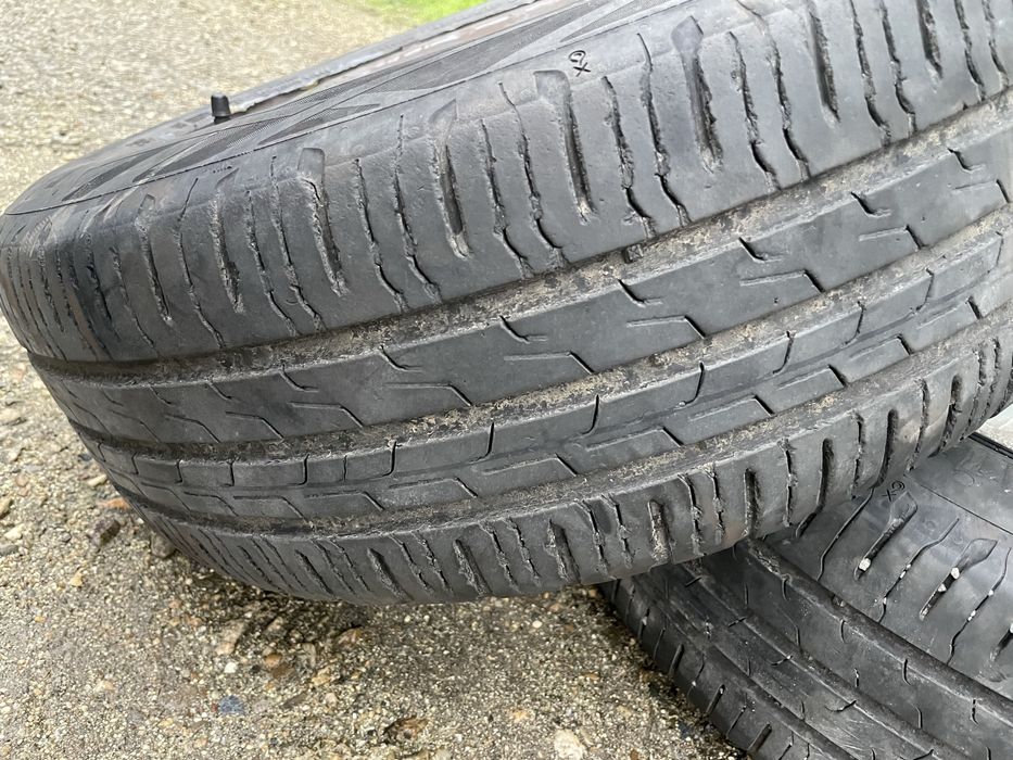 Балансирани летни гуми Континентал с джанти за VW, 15” 5х100