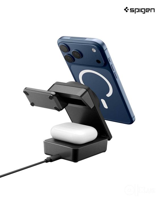 Spigen Foldable Wireless Qi2.2 Charger Stand (Mag Fit)