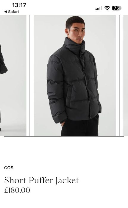 COS мъжко пухено яке размер S-M