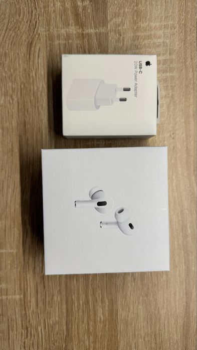 Новые airpods pro2 + адаптер в подарок