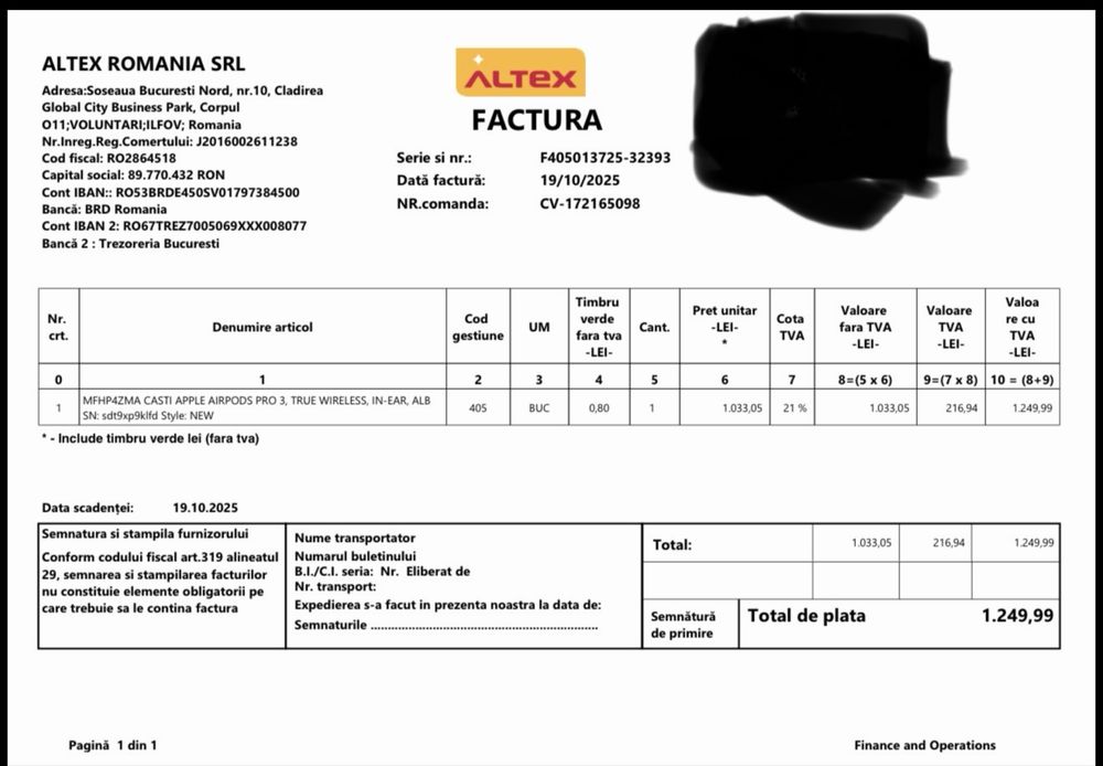 Se vand Air Pods Pro 3