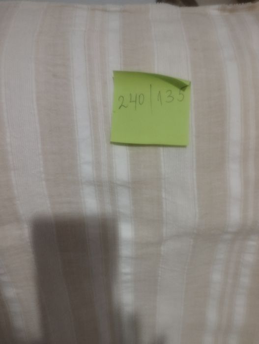 Покривка ленена тъкана от баба ми