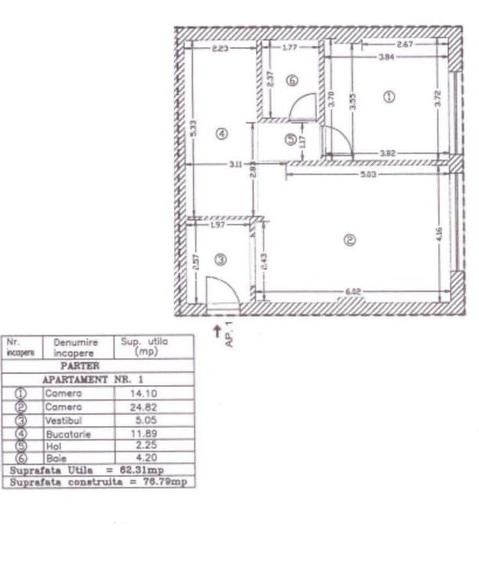 Apartament 2 camere