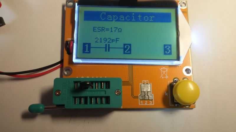 ESR тестер LCR-T4 + акриловый корпус