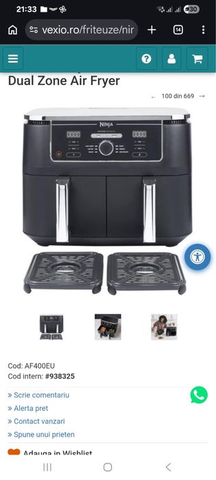 Vand ninja dual zone