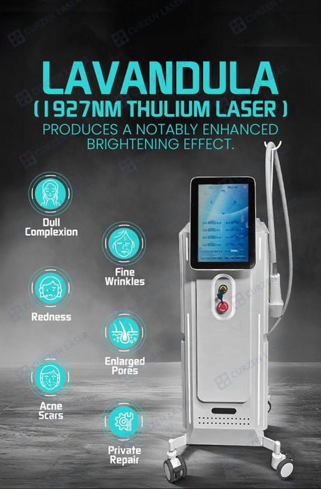 Професионален тулиев лазер 1927 nm/ 1550 nm за премахване на бръчки и