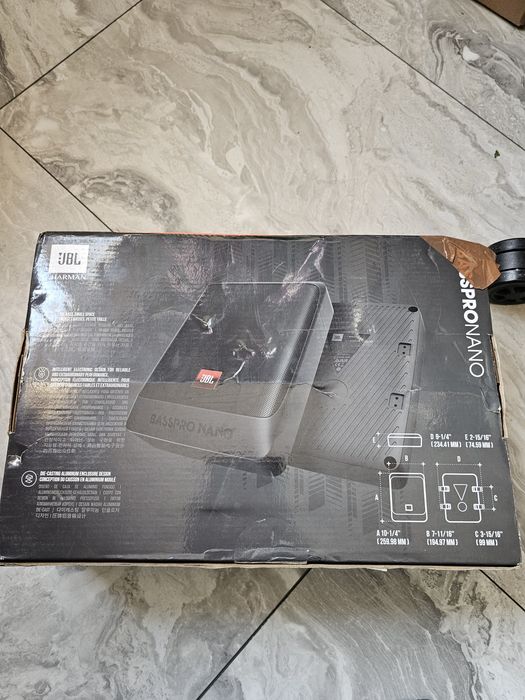 Subwoofer auto JBL activ nou sigilat