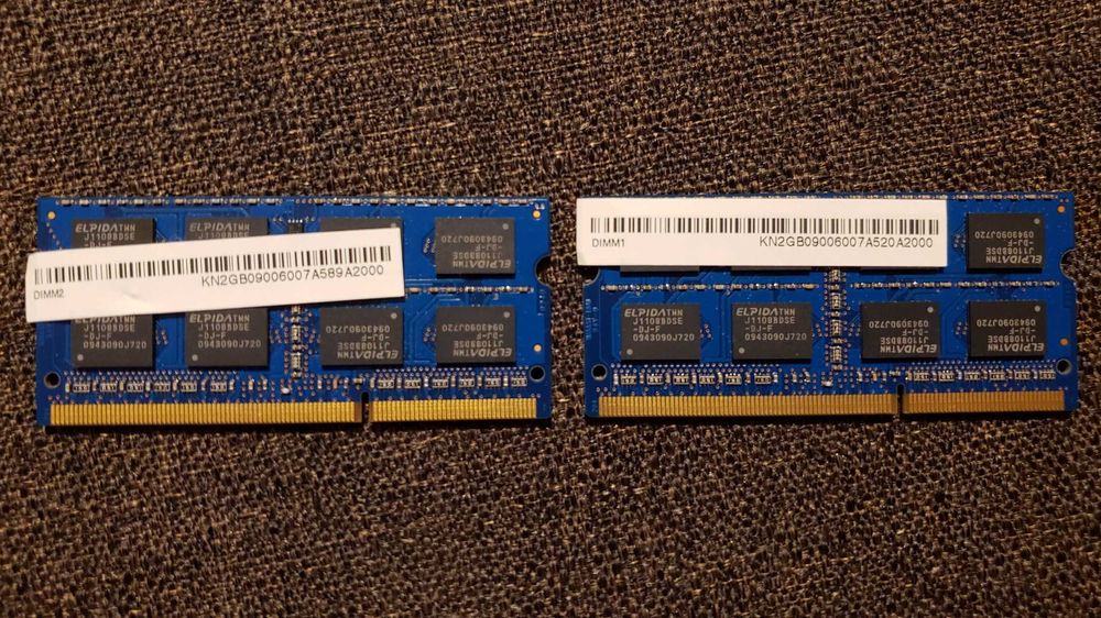 4GB (2x2GB) DDR3 RAM памет за лаптоп