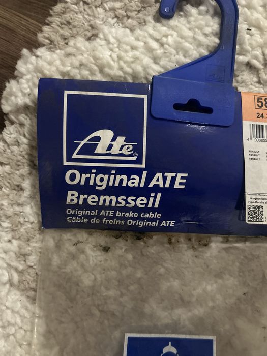 Set 2 cabluri frână de mână ATE Original Renault Megane 2 / Scenic 2