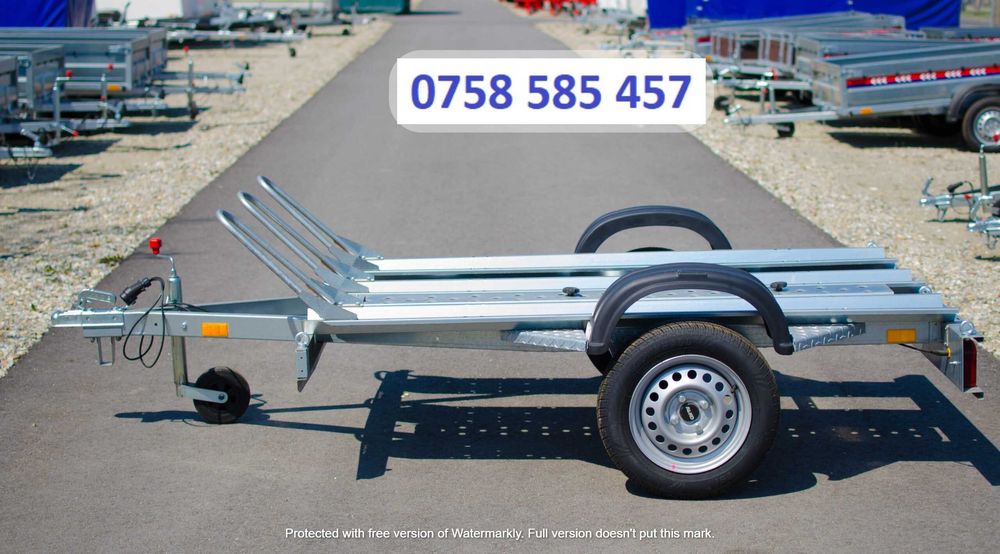 Remorca MOTO 750 kg 3 posturi Remorca auto ATV , RAR INCLUS IN PRET
