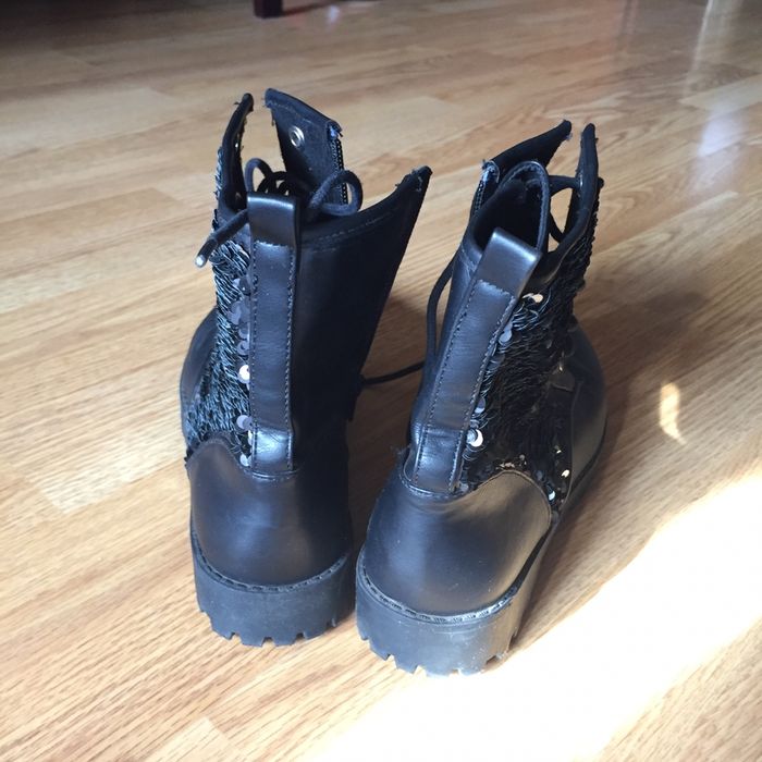 Ботинки кожанные
