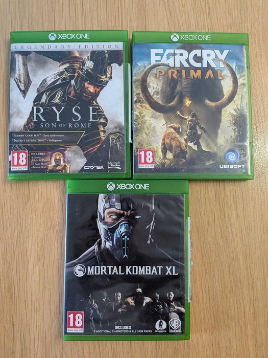 Mortal Kombat XL + Far Cry Primal + Ryse