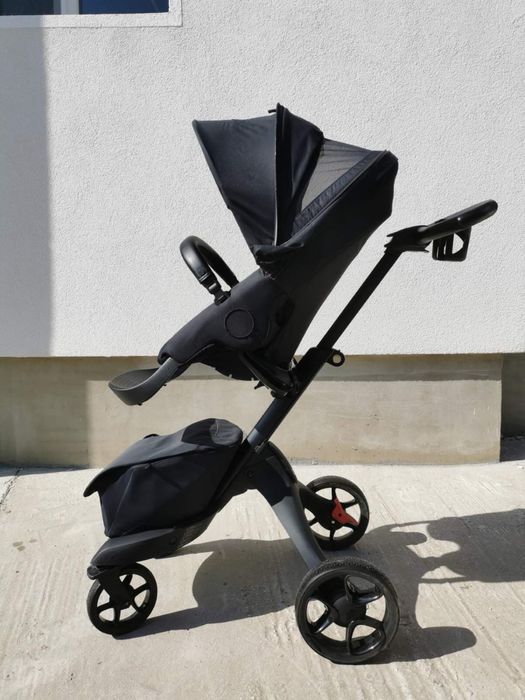 Stokke® Xplory® X + бебешки кош ,  Rich Black с гаранция до 03.2027 година