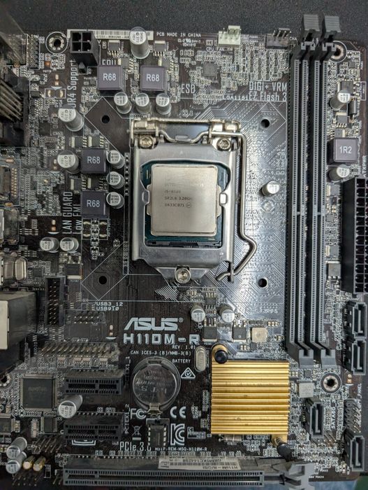 Комплект i5 6500 + h110 asus