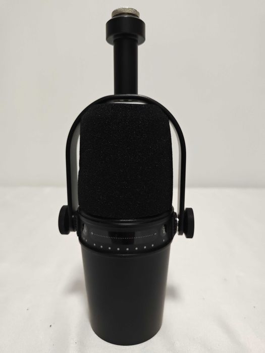 Microfon dinamic, Shure MV7, 3 m,  cu conexiune USB-C si jack+stativ