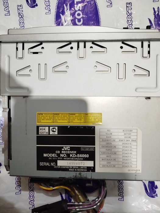 Магнитола JVC для авто