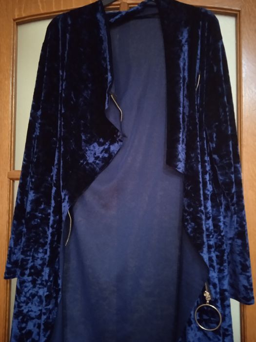 Cardigan elegant din catifea fină