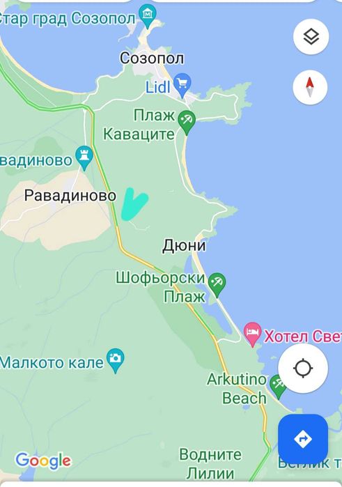 Продава парцел в общ.Созопол, вилна зона "Куку Байр"