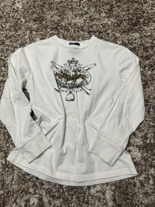 Bluza alba Polo Ralph Lauren marimea S