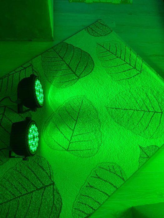 vand 2 lumini pari led 18x18w RGBWA+UV(dj,lumini,club)