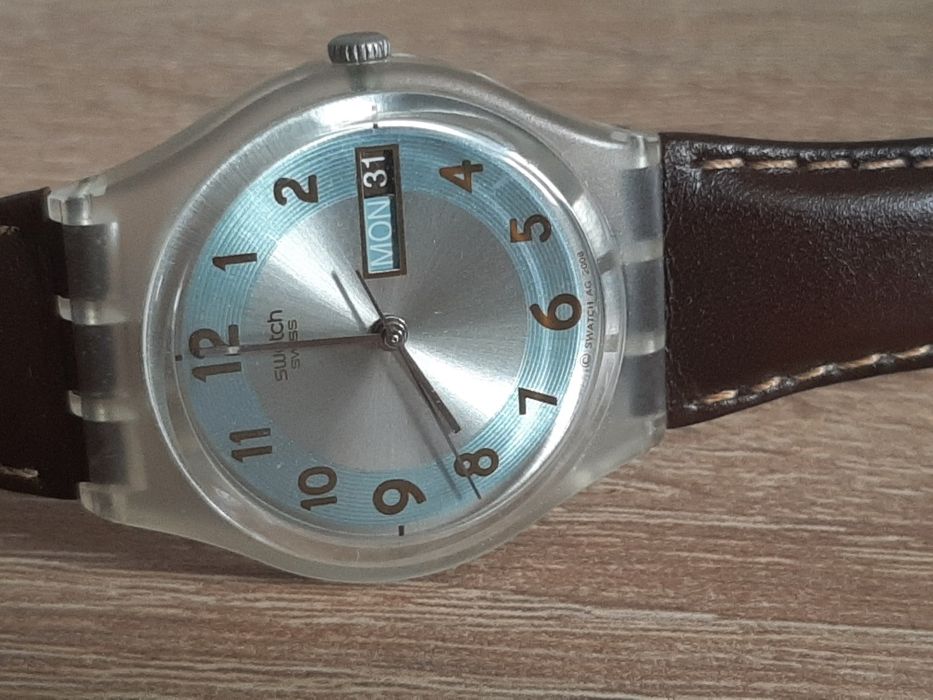 Ceas Swatch Blue Conker (GE704) Original + Cutie – Swiss Made, 2008