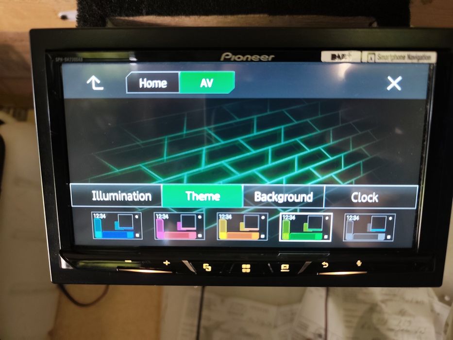 Player auto 2 din Pioneer sph da230dab Bluetooth usb 3x4v preout Android Apple carplay