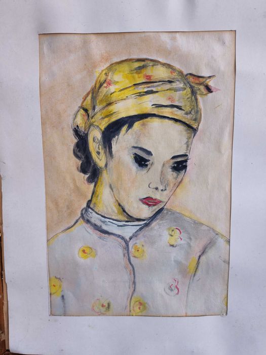 Tablou Nicolae Tonitza, nesemnat - Micuta Tataroaica adolescenta