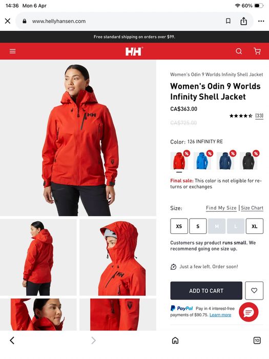 Helly Hansen Odin-оригинално яке 44л46xl